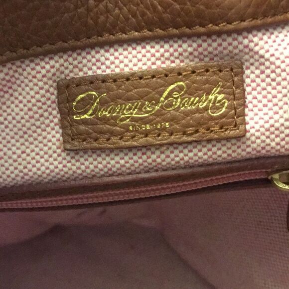 Dooney & Bourke Samba Hobo Logo Loc Sac Brown Pebbled Leather - Picture 9 of 17